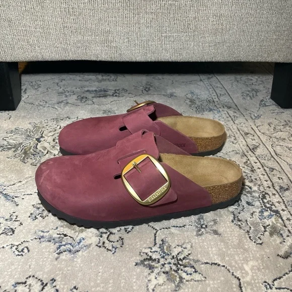 BIRKENSTOCK Boston Big Buckle Women's Clog in Berry Crush - Picture 6 of 12